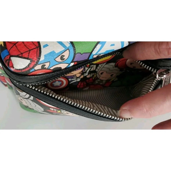 Loungefly OG Marvel Chibi Avengers Mini Backpack Black Widow Captain America EUC - Picture 16 of 16